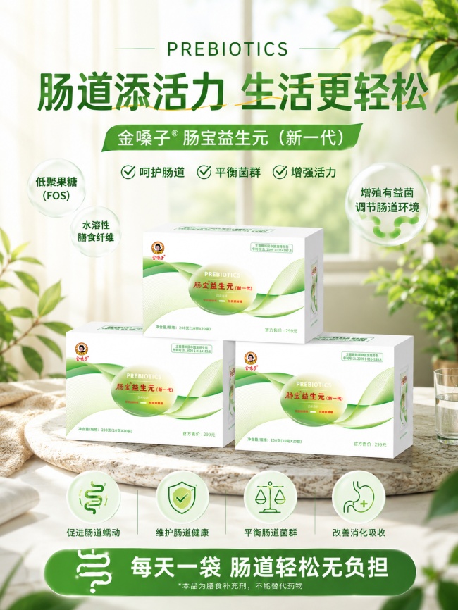 肠道健康成全民刚需,国货品牌金嗓子以益生元科技创新引领微